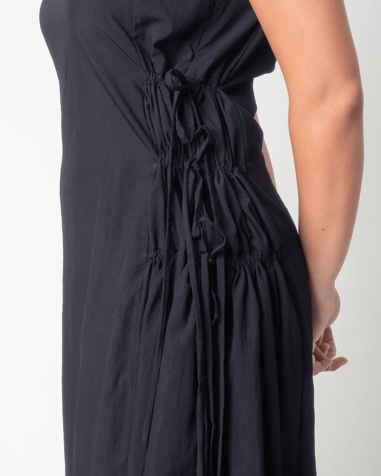 [Ready Today] Drawstring Dress Black