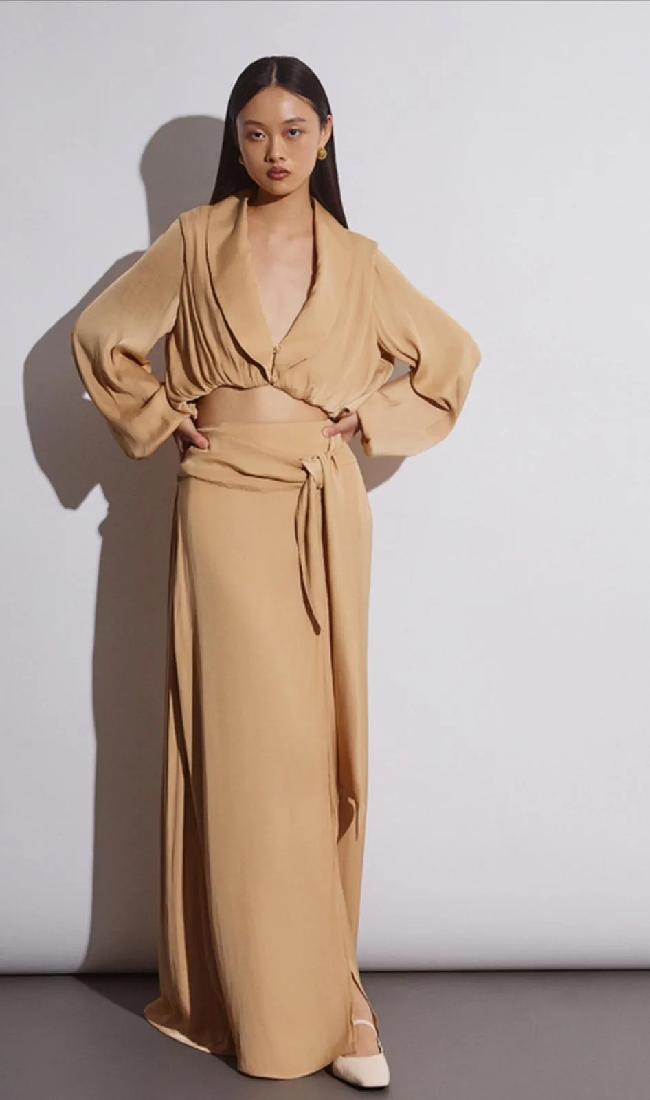 Satin Sarong Skirt