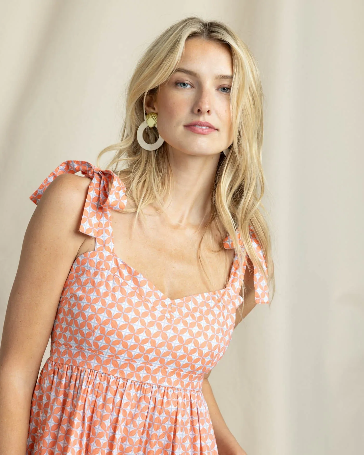 Sylvi Sun Daze Geo Print Maxi Dress