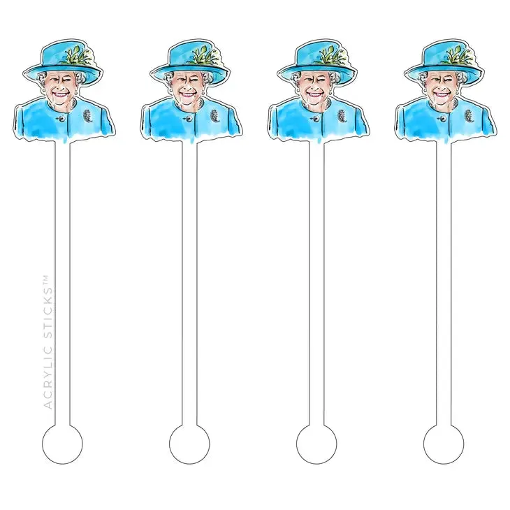 The Queen Acrylic Stir Sticks