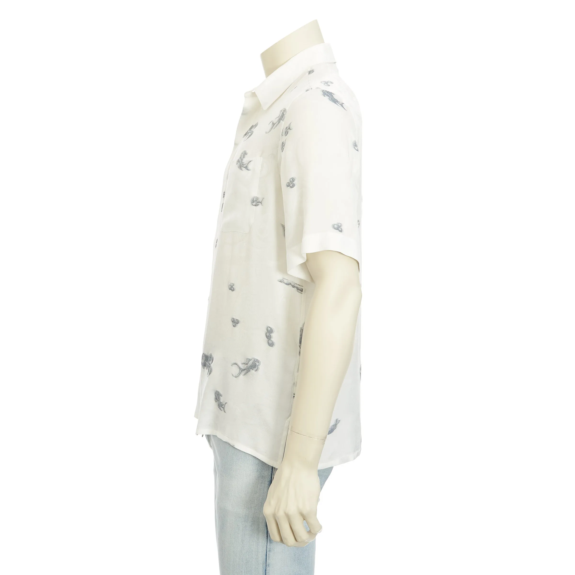 White Dior And Kenny Scharf Shirt