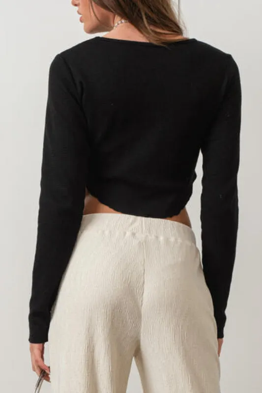 willis crop - black